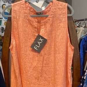 FLAX Linen Dress sleeveless NWTs🌺